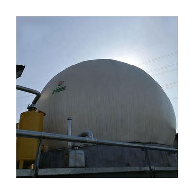 kwaliteit  Round Double Membrane Biogas Holder With Recycling Advantage fabriek