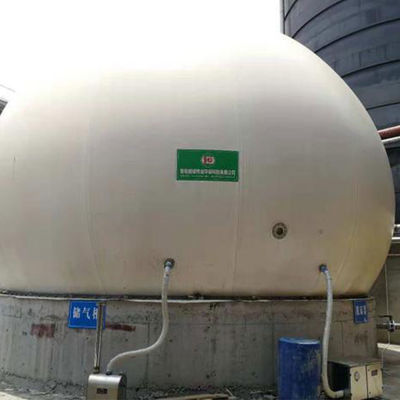 kwaliteit  PES PVC PDFE Double Membrane Biogas Holder Gas Holder In Biogas Plant fabriek