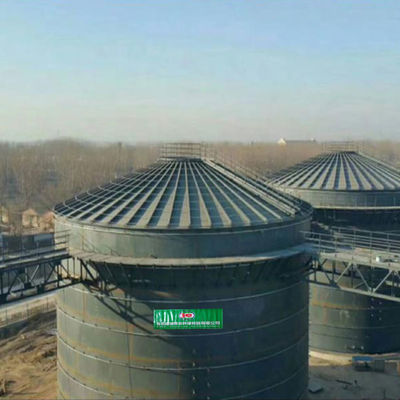 kwaliteit  WWTP 800m3 Biogas Digester Tank RNG Anaerobic Digester Septic Tank fabriek