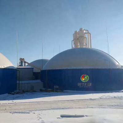 Biogasproductie van het Biogasmateriaal van het Keukenafval