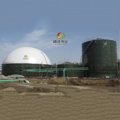 Biogasproductie van het Biogasmateriaal van het Keukenafval