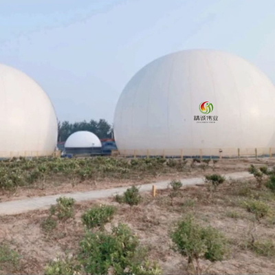 Eenvoudig te installeren biogasgashouder voor biogas- en afvalwaterbehandeling