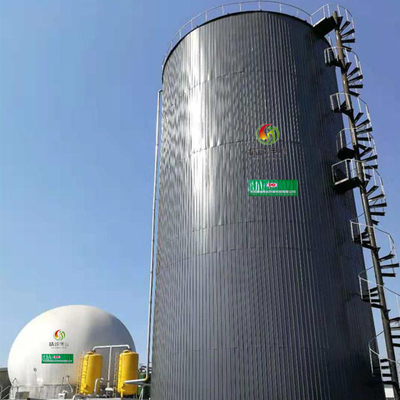 Biogas aan CNG-Installatie in de Anaërobe Spijsvertering van de Biogasinstallatie in Biogasproductie