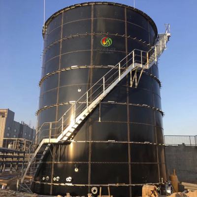 Biogas aan CNG-Installatie in de Anaërobe Spijsvertering van de Biogasinstallatie in Biogasproductie