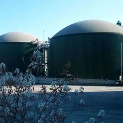 Biogascentrale voor hernieuwbare energie met anaërobe vertering