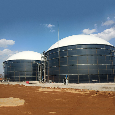 Biogascentrale voor hernieuwbare energie met anaërobe vertering