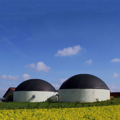 Hoog efficiënte biogasinstallatie met anaërobe verteringstechnologie
