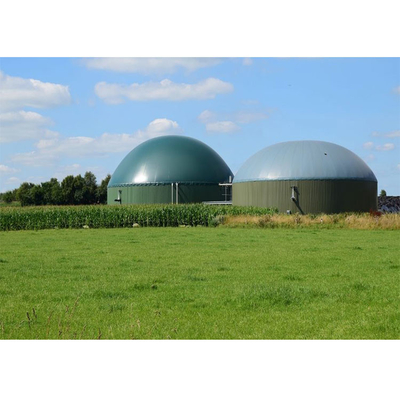 Speciale oppervlaktebehandeling biogasgashouder voor biogas en afvalwater