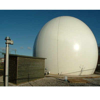 Flexibel gasopslagtank met dubbele membraan met automatische bediening