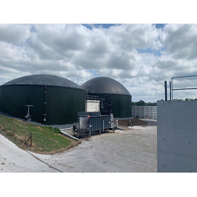 Biogas- en afvalwateropslaggashouder Anaërobe reactie-installatie