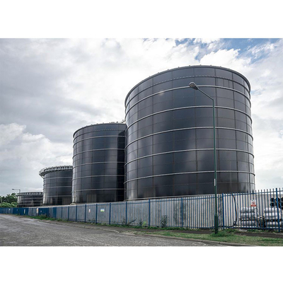 Biogas- en afvalwateropslaggashouder Anaërobe reactie-installatie