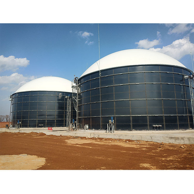 Biogas- en afvalwateropslaggashouder Anaërobe reactie-installatie