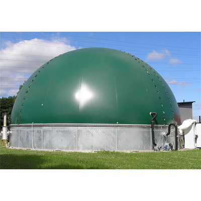 Automatisch bediende biogasgashouder met speciale anti-corrosie materialen