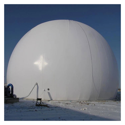 Automatisch bediende biogasgashouder met speciale anti-corrosie materialen