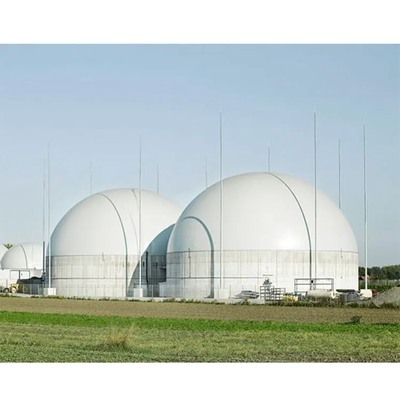 PES PVC PDFE Materiaal Biogasgashouder Roestvrij voor opslaggas