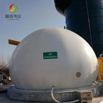 Biogasgashouder met dubbele membraan voor anaërobe reactie