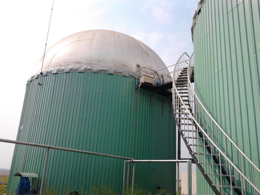 De geïntegreerde Anaërobe Tank van de Autoclaaf Anaërobe Gisting Met betrekking tot Biogas