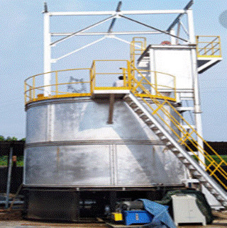 Aërobe Reactor Geactiveerde Modder op hoge temperatuur en Aërobe Biofilm-Reactoren
