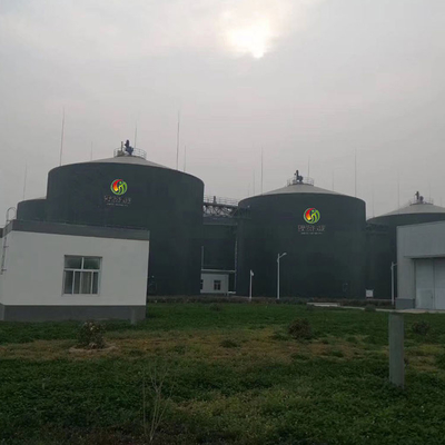 N2O Gobar van de het Biogasinstallatie van de Gasballon Tank van de het Project de Anaërobe Spijsvertering