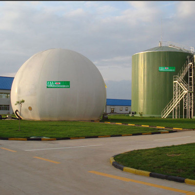 Automatisch Tecon-van het het Biogasgas van de Gashouder Anaëroob de Houders Dubbel Membraan