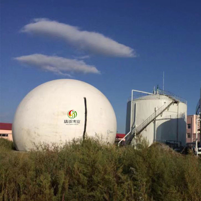 De ronde Dubbele Houder van het Membraanbiogas met Recyclingsvoordeel