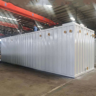 Installatie van de de Installatieuasb Behandeling van afvalwater van de Koolstofstaal de FRP Verpakte Behandeling van afvalwater