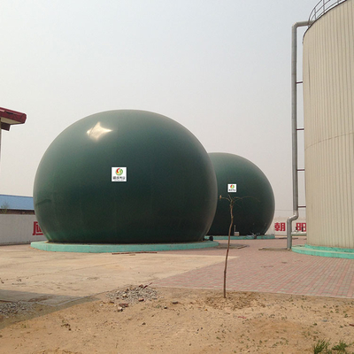 Eenvoudig te installeren biogasgashouder voor biogas- en afvalwaterbehandeling