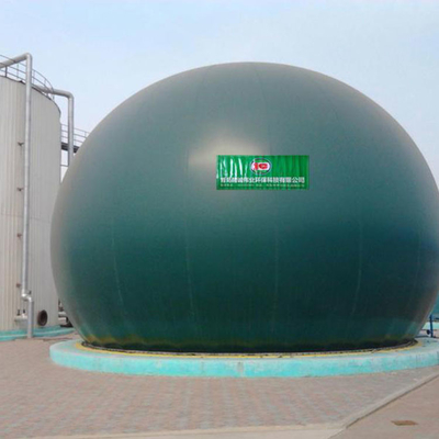 Eenvoudig te installeren biogasgashouder voor biogas- en afvalwaterbehandeling